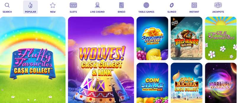 peachygames casino games uk
